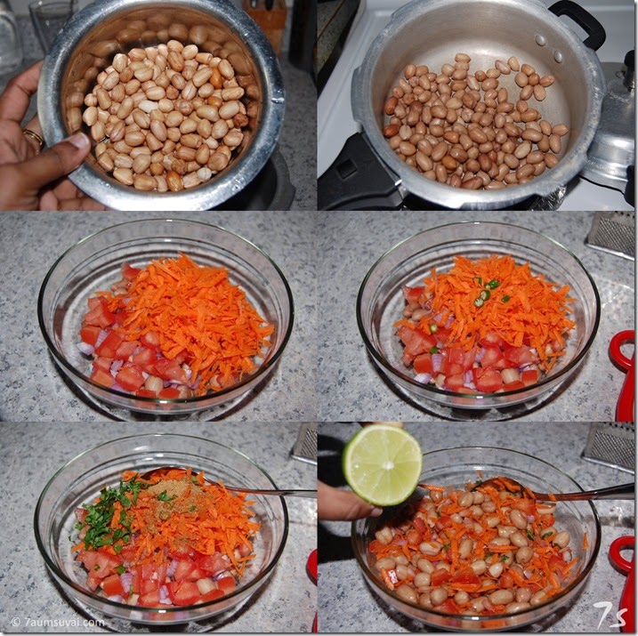 Peanut chaat process