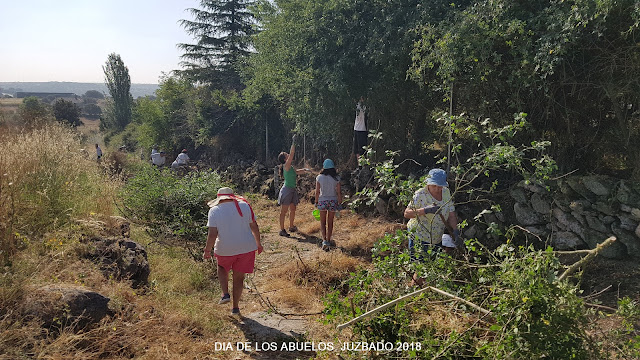 Juzbado, día de los abuelos, verano 2018, voluntariado