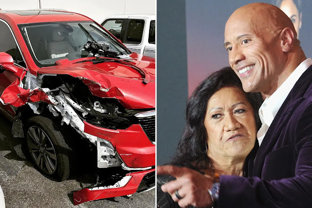 Dwayne Johnson Shares That His Mom Was In A Car Crash, And The Photo Is Scary
