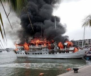 Kỹ năng thoát hiểm khi gặp hỏa hoạn trên tàu thủy