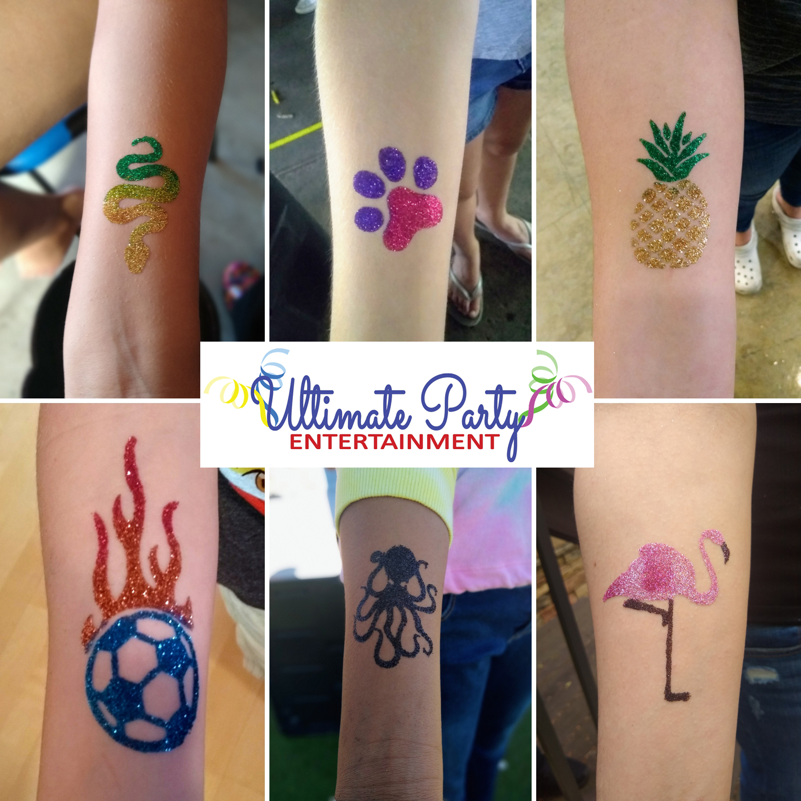 Gewoon Raad Dat Add some Sparkle to your party - with glitter tattoos! | Ultimate Party  Entertainment | Cleveland Ohio & Marin-San Francisco Bay Area