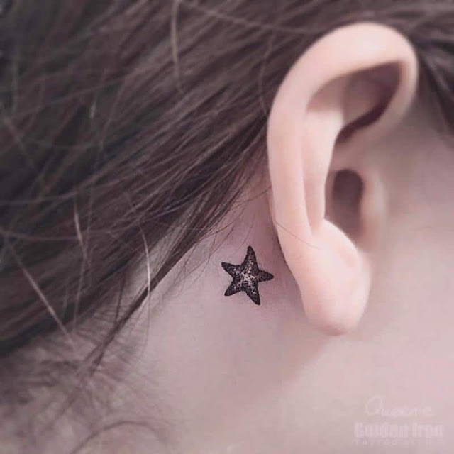 40 ideias incríveis de tatuagens de estrela do mar para mulheres