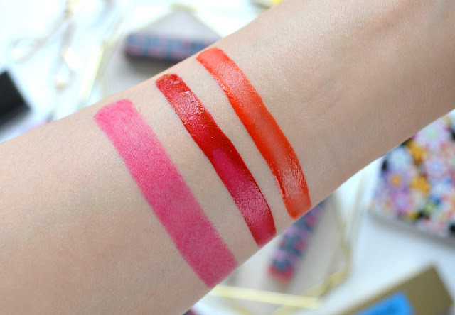 Shu Uemura x Maison Kitsune Camo Lip Swatches