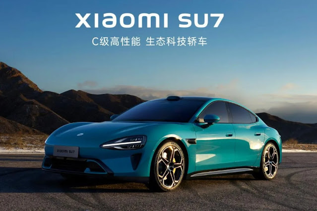 "Xiaomi SU7 electric car mass production."