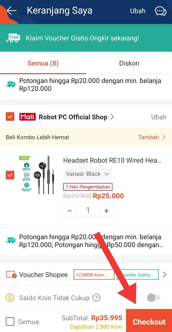 Apakah bisa belanja di Shopee beda toko satu ongkir?