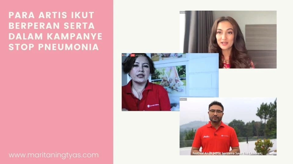 artis pada webinar hari pneumonia dunia