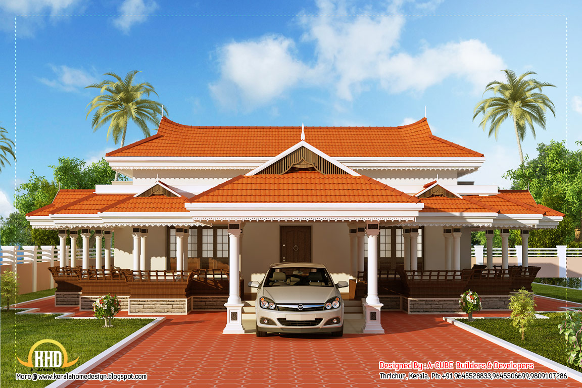 Kerala model  house  design  2292 Sq Ft Kerala home  