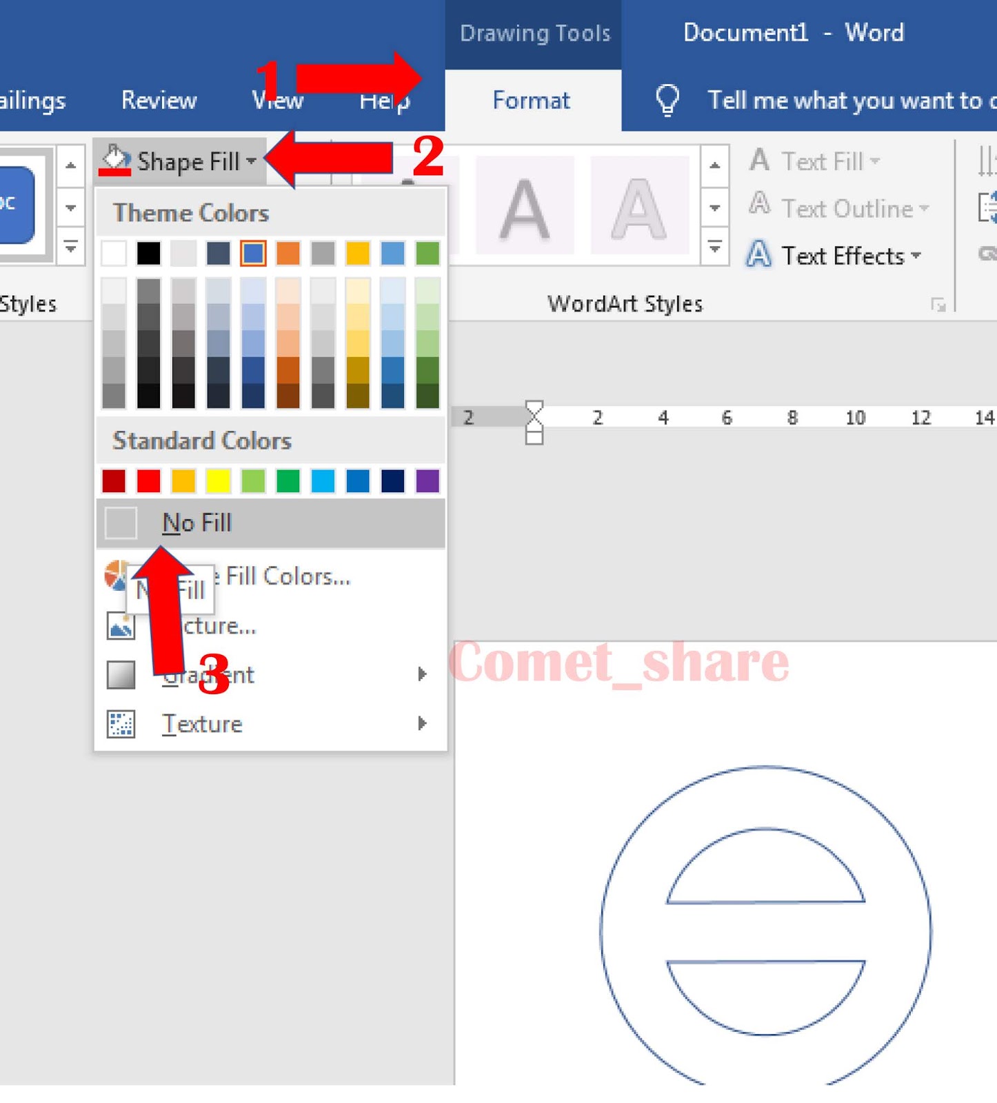  Cara  Mudah Membuat  Logo  Stempel  Di  Ms  Word  COMET SHARE