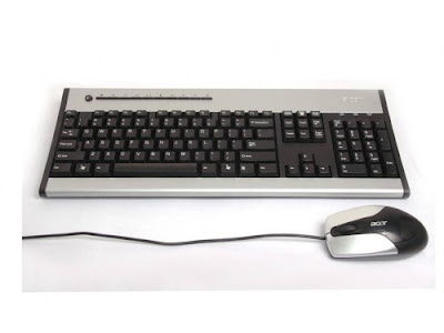 keyboard dan mouse built-up branded Acer uberma computer