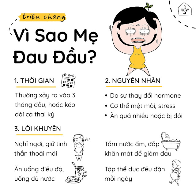 Gợi ý cách giảm đau đầu khi mang thai hiệu quả nhất