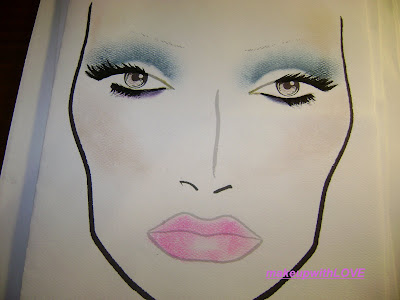 makeup face charts. makeup face charts.