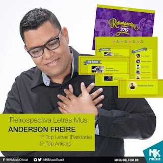 Anderson Freire na retrospectiva do site Letras