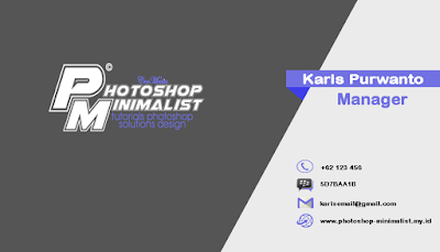 Cara membuat kartu nama keren menggunakan photoshop