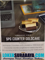 Karir Surabaya di Counter Goldcake PTC September 2020