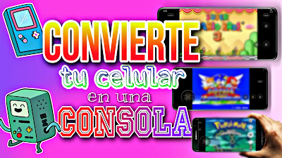 Convierte tu celular en una Increíble Consola de video juegos