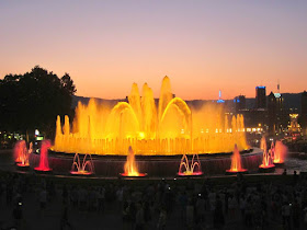 Magic Fountain in Montjuic
