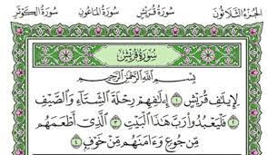 Learn English Translation and Tafsir of Surah Quraysh