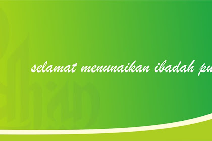 Ucapan Selamat Ramadhan