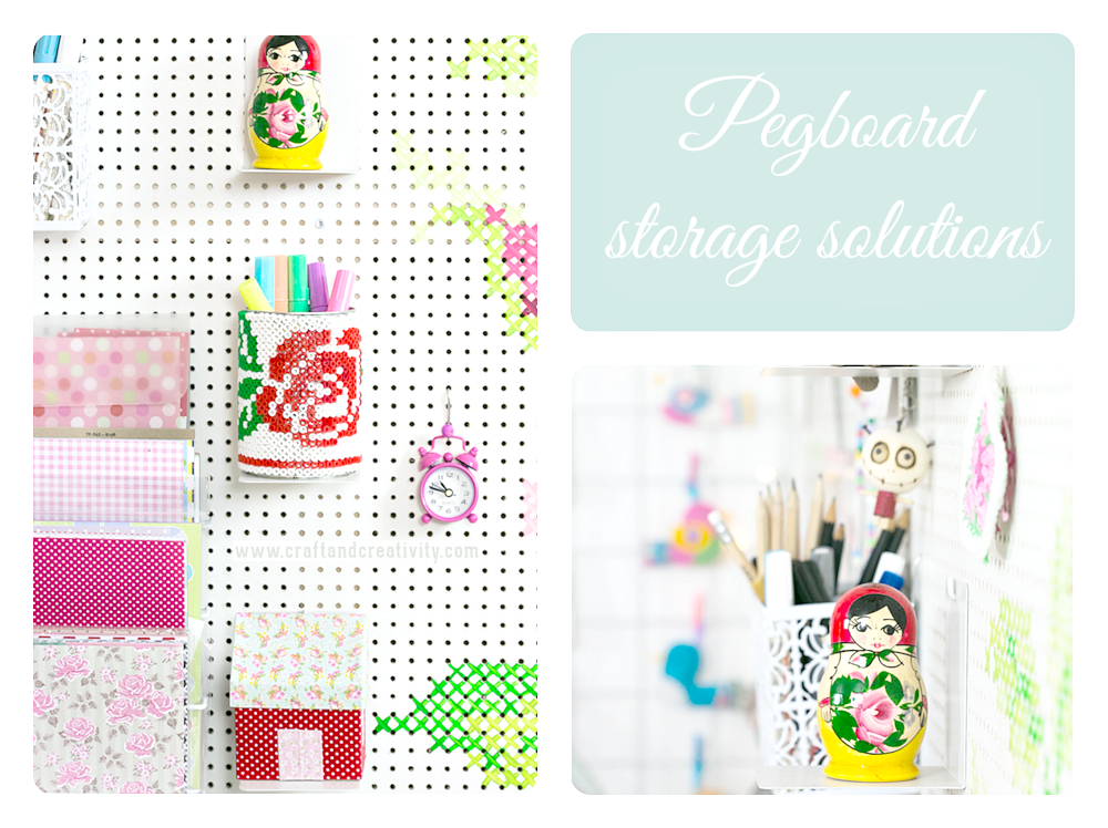 Pegboard storage ideas