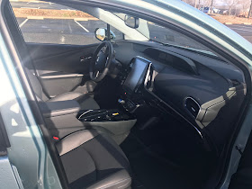 Front seats in 2020 Toyota Prius Limited