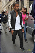 Kanye West rocking Nike Air Yeezy 2 in Paris