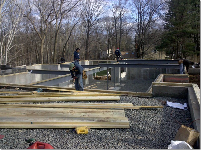 basement steel beams