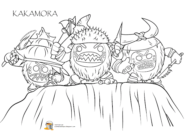 Personajes de Pelicula MOANA para colorear y pintar