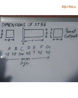 Dimensions(mm) of selec timer XT-56