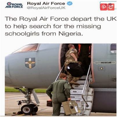 British Royal Air Force Departs UK For Nigeria To Rescue Missing Girls