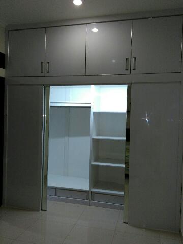 Wardrobe lemari  pakaian project Tebet Furniture Kitchen set minimalis  lemari  pakaian Jakarta 