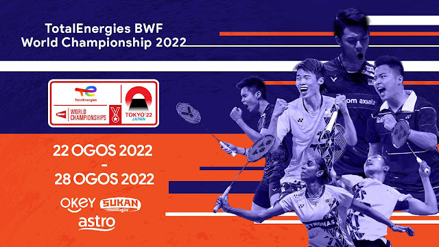 Jadual & Keputusan Kejohanan Badminton Dunia BWF 2022