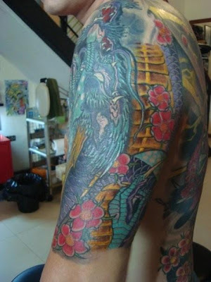 Dragon Sleeve Tattoo Designs. Half Sleeve Tattoo Designs Dragon. Dragon Sleeve Tattoo Designs.