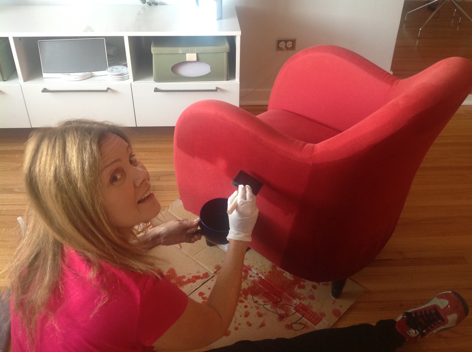 How To Dye an Upholstered Chair – Rit Dye