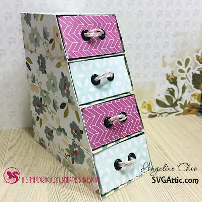 SVG Attic: Stack Drawers with Angeline - JGW Sweet Mother #svgattic #scrappyscrappy #svg #cutfile #drawers #papercraft #trendytwine