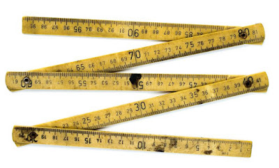 Folding rule, marking and measuring instrument