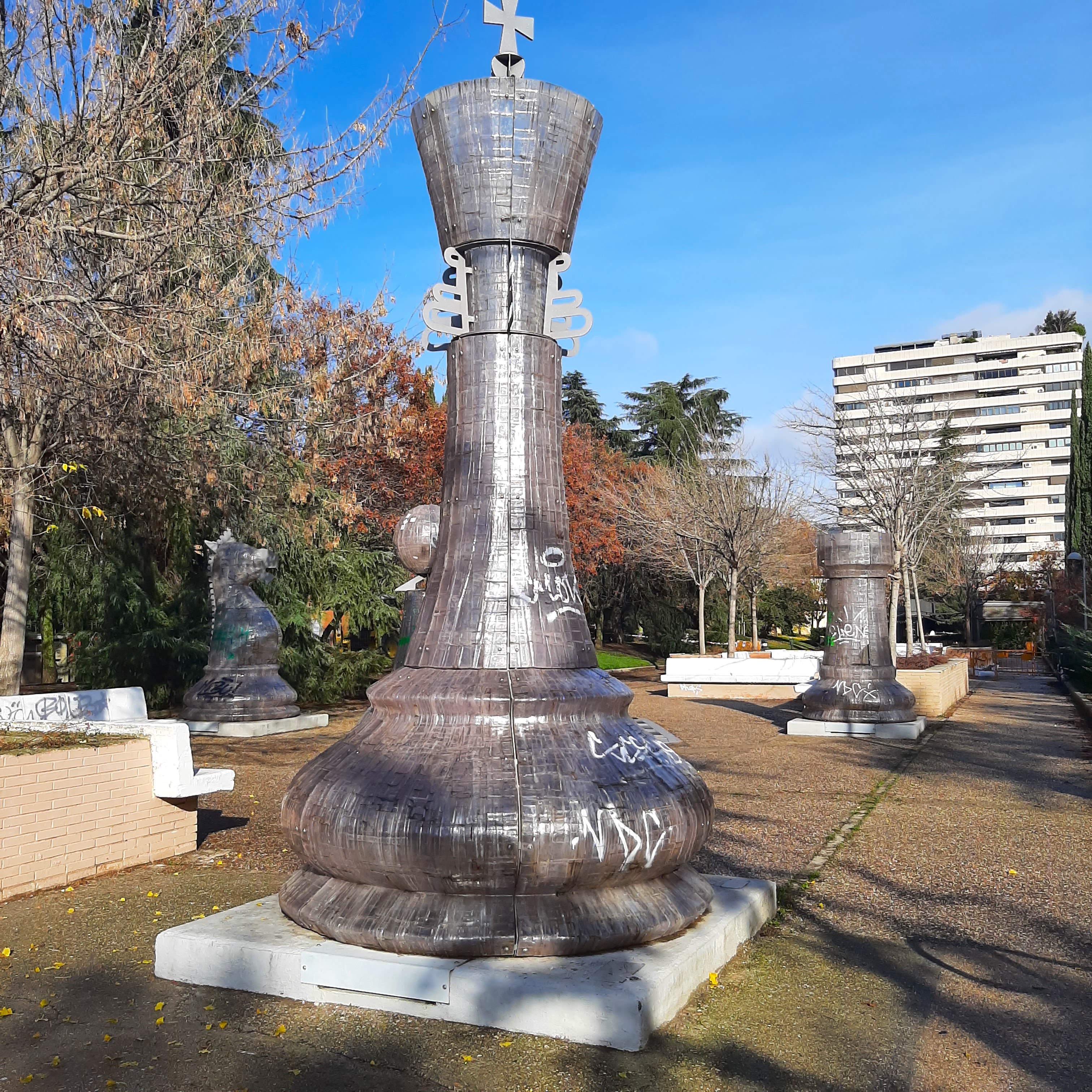 Los jardines de Pablo Sorozábal: Un ajedrez gigante en Madrid