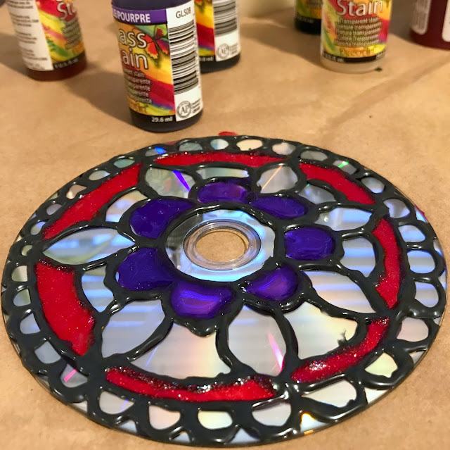 Glass Painting on CDs