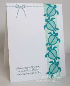 Our Daily Bread designs The Mighty Sea, Card Designer Angie Crockett