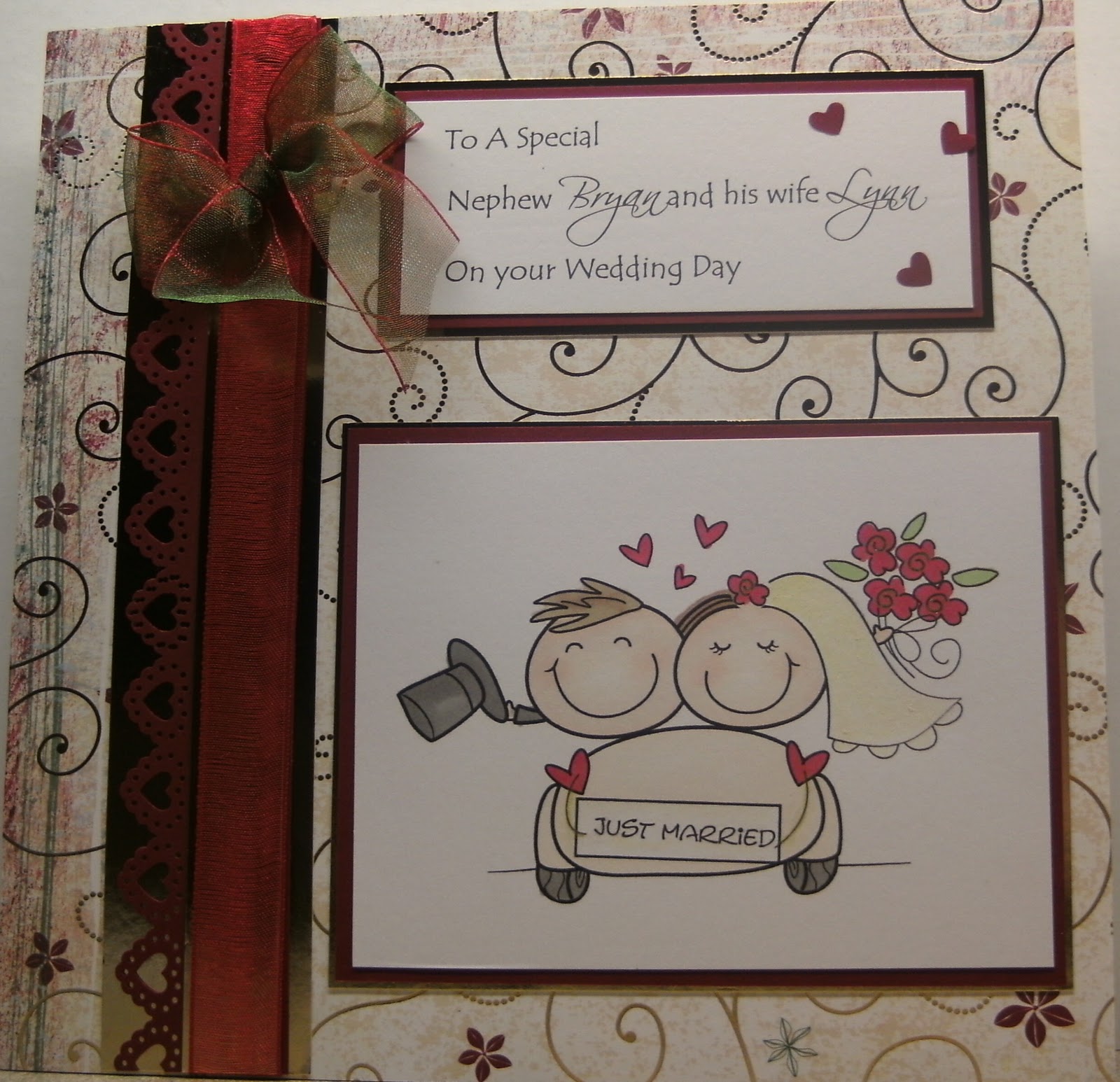 christian wedding card