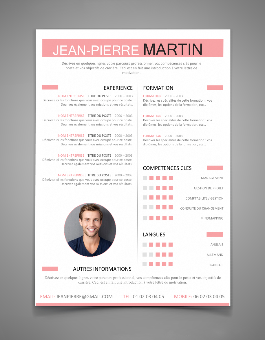 Les 50 meilleurs exemples de CV pour 2016 - O'ClockWeb