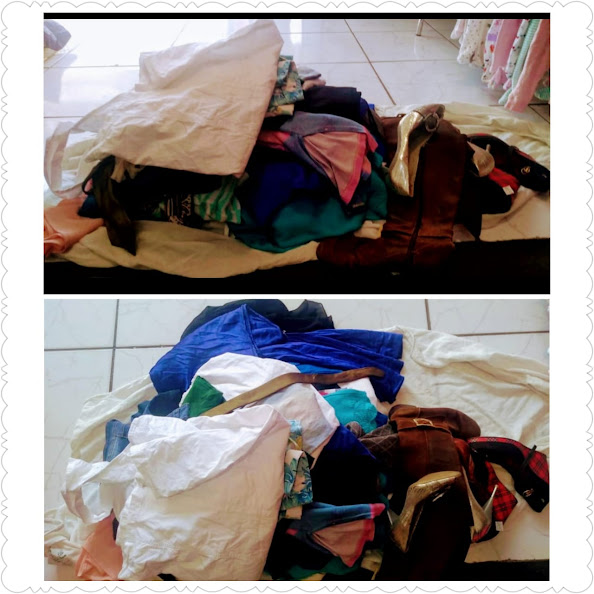 Roupas para bazar e brecho