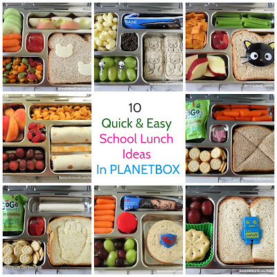 10 Quick and Easy School Lunch Ideas In Planetbox