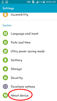 android settings Screenshot 