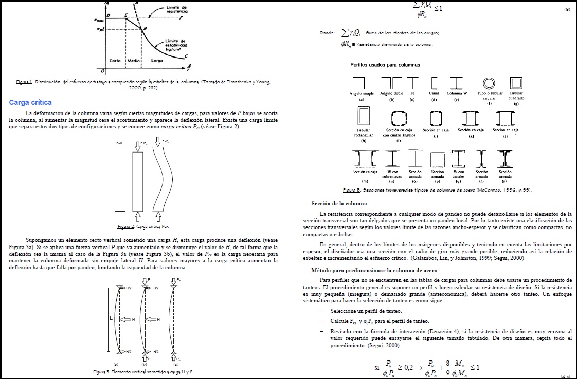 Predimensionado de columnas