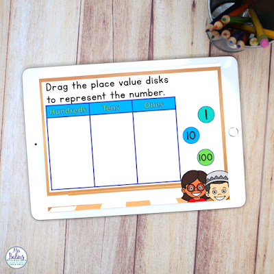 digital place value activities for second grade