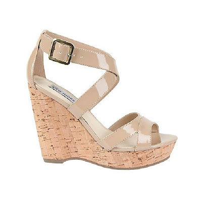 Simple Buckle Open Toe Wedges