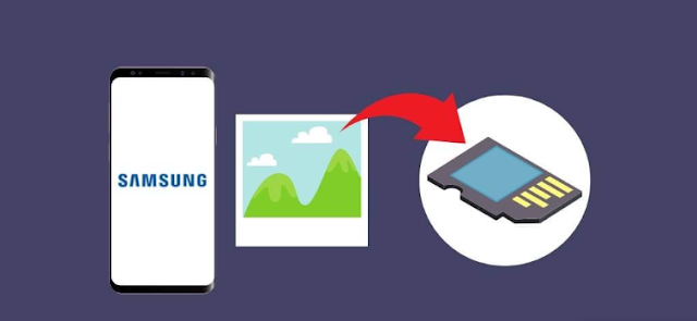 mover fotos a la tarjeta SD en Samsung