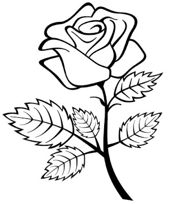 Flores para desenhar no papel - desenhos de rosas