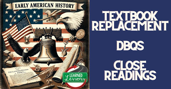 American History DBQ Reading Activity, Google, History DBQ, Close Reading | American History Textbook Replacement | American History No Prep Activities