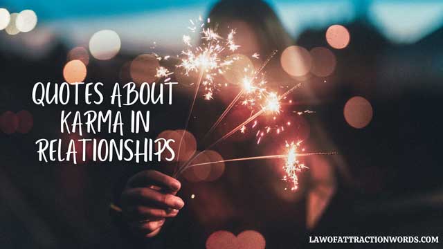 Quotes About Karma In Relationships